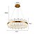 PENDENTE LED LOWY 60CM 40W 2700K DOURADO BRILHO - Imagem 2