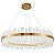 PENDENTE LED LOWY 80CM 60W 2700K DOURADO BRILHO - Imagem 1
