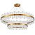 PENDENTE LED LOWY 60+100CM 80W 2700K DOURADO BRILHO - Imagem 4