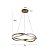 PENDENTE LED EUNI ODI 60CM 58W 3000K DOURADO - Imagem 2