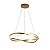 PENDENTE LED EUNI ODI 60CM 58W 3000K DOURADO - Imagem 6