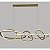 PENDENTE LED JEDA 83W 3000K OURO CHAMPAGNE - Imagem 1