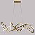 PENDENTE LED WYNA 79W 3000K OURO CHAMPAGNE - Imagem 1