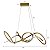 PENDENTE LED WYNA 79W 3000K OURO CHAMPAGNE - Imagem 2