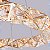 PENDENTE LED KAZY 53CM 24W 3000K OURO BRILHO - Imagem 3
