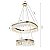 PENDENTE LED CRISTAL STENNA 40/60CM 47W 3000K OURO BRILHO - Imagem 2