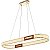 PENDENTE LED CRISTAL GULTY 30*96CM 40W 3000K OURO BRILHO - Imagem 1