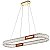 PENDENTE LED CRISTAL GULTY 30*96CM 40W 3000K OURO BRILHO - Imagem 3