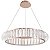PENDENTE LED WAVY 80CM 100W 2700K OURO CHAMPAGNE - Imagem 3