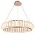 PENDENTE LED WAVY 80CM 100W 2700K OURO CHAMPAGNE - Imagem 1