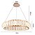 PENDENTE LED WAVY 80CM 100W 2700K OURO CHAMPAGNE - Imagem 2