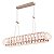 PENDENTE LED WAVY 60W 2700K OURO CHAMPAGNE - Imagem 1