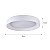 PLAFON LED VETA 50CM 36W 3K/4K/6,5K BR - Imagem 4