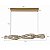 PENDENTE LED CRISTAL LEZIE ORI C/115CM 68W 3000K OURO BRILHO - Imagem 2