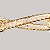 PENDENTE LED CRISTAL LEZIE ORI C/115CM 68W 3000K OURO BRILHO - Imagem 4