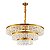 PENDENTE LED ZYLO 3 MOD 105W 3000K DOURADO BRILHO - Imagem 1