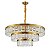 PENDENTE LED ZYLO 3 MOD 105W 3000K DOURADO BRILHO - Imagem 3