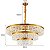 PENDENTE LED ZYLO 3 MOD 105W 3000K DOURADO BRILHO - Imagem 2