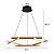 PENDENTE LED WIDA 66CM 45W 3000K OURO CHAMPAGNE - Imagem 2