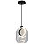 PENDENTE LED RUZO 7W 3000K CLEAR/PT - Imagem 1