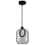 PENDENTE LED RUZO 7W 3000K CLEAR/PT - Imagem 3
