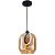 PENDENTE LED RUZO 7W 3000K AMBAR/PT - Imagem 1