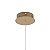 PENDENTE LED ZIER 60CM 28W 3000K DOURADO - Imagem 5
