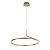 PENDENTE LED ZIER 60CM 28W 3000K DOURADO - Imagem 1