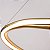 PENDENTE LED EUNI 60CM 56W 3000K DOURADO - Imagem 3