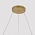 PENDENTE LED EUNI 60CM 56W 3000K DOURADO - Imagem 5