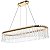 PENDENTE LED GOULI 30* 90CM 36W 2700K OURO BRILHO - Imagem 1
