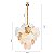PENDENTE MUSCHE 60CM 18*E14 OURO BRILHO - Imagem 2