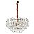 PENDENTE CRISTAL KOINE 60CM 11*E14 OURO BRILHO - Imagem 3