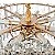 PENDENTE CRISTAL KOINE 60CM 11*E14 OURO BRILHO - Imagem 4