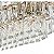 PENDENTE CRISTAL KOINE ON 26* 80CM 12*E14 OURO BRILHO - Imagem 5