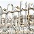 PENDENTE CRISTAL KOINE ON 26* 80CM 12*E14 OURO BRILHO - Imagem 7