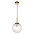 PENDENTE BODAN E27 OURO CHAMPAGN - Imagem 1