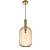 PENDENTE CANNE VIS E27 OURO CHAMPAGNE - Imagem 3