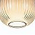 PENDENTE CANNE VIS E27 OURO CHAMPAGNE - Imagem 4