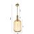 PENDENTE CANNE VIS E27 OURO CHAMPAGNE - Imagem 2
