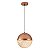 PENDENTE LED REZI 25CM 18W 3000K COBRE - Imagem 6