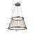 PENDENTE LED BEYS 68CM 50W 3000K CINZA/DOURADO - Imagem 2