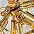 PENDENTE VELLE 60CM 8*E14 DOURADO - Imagem 6