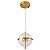 PENDENTE LED MIZA 12W 2700K OURO BRILHO - Imagem 3