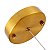 PENDENTE LED MIZA OLI 12W 2700K OURO BRILHO - Imagem 5