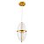 PENDENTE LED MIZA OLI 12W 2700K OURO BRILHO - Imagem 7