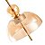 PENDENTE LED KHOLY 25CM 8W 3000K DOURADO AMBAR - Imagem 4