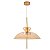 PENDENTE LED KHOLY 40CM 12W 3000K DOURADO/AMBAR - Imagem 3