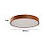 PLAFON LED ORIS 60CM 36W 3000K IMBUIA - Imagem 2