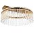 PLAFON LED GOULI 50CM 32W 2700K OURO BRILHO - Imagem 1